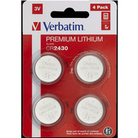 Baterie VERBATIM LITHIUM CR2430 3V BLISTER 4szt. 49534