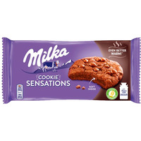 CIASTKA MILKA SENSATION SOFT INSIDE CHOCO 156g kakaowe (ciemne)