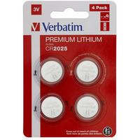 Baterie VERBATIM LITHIUM CR2025 BLISTER 4szt. 49532