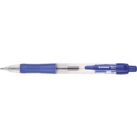 Dugopis automatyczny elowy DONAU z wodoodpornym tuszem 0, 5mm, niebieski