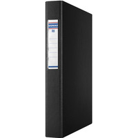 Segregator ringowy DONAU, PP, A4/2R/25mm, czarny