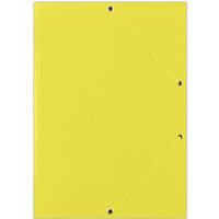 Teczka z gumk� DONAU, karton, A4, 400gsm, 3-skrz., ��ta