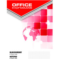 Blok biurowy OFFICE PRODUCTS, A4, w kratk, 50 kart., 70gsm