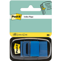 Zakadki indeksujce POST-IT? (680-2), PP, 25, 4x43, 2mm, 50 kart., niebieskie