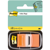 Zakadki indeksujce POST-IT? (680-4), PP, 25, 4x43, 2mm, 50 kart., pomaraczowe