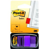 Zakadki indeksujce POST-IT? (680-8), PP, 25, 4x43, 2mm, 50 kart., purpurowe