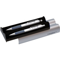 Zestaw dugopis+owek PENAC Np Trifit Silver 1, 0mm, niebieski