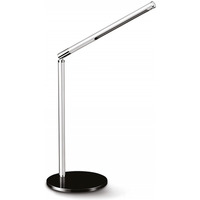 Lampka na biurko CEP CLED-100, 3W, ze ciemniaczem, srebrno-czarna
