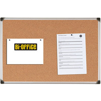 Tablica korkowa BI-OFFICE, 60x45cm, rama aluminiowa