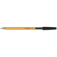 Dugopis Q-CONNECT z wymiennym wkadem 0, 4mm (linia), czarny