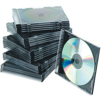 Pudeko na pyt CD/DVD Q-CONNECT, slim, 25szt., przeroczyste