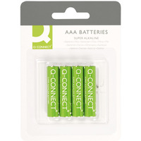Baterie super-alkaliczne Q-CONNECT AAA, LR03, 1, 5V, 4szt