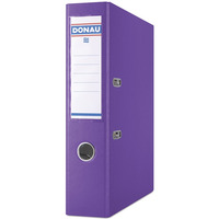 Segregator DONAU Premium-S, PP, A4/75mm, fioletowy