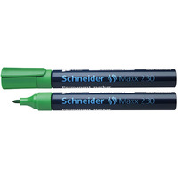 Marker permanentny SCHNEIDER Maxx 230, okrgy, 1-3mm, zielony