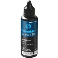 Tusz uzupeniajcy SCHNEIDER Maxx 650, 50 ml, czarny