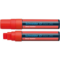 Marker kredowy SCHNEIDER Maxx 260 Deco, 5-15mm, czerwony