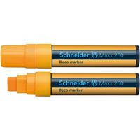 Marker kredowy SCHNEIDER Maxx 260 Deco, 5-15mm, pomaraczowy