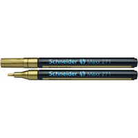 Marker olejowy SCHNEIDER Maxx 271, okrgy, 1-2mm, zoty