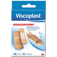 Zestaw plastrw VISCOPLAST, wodoodporne, 12szt