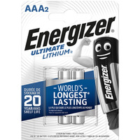 Bateria ENERGIZER Ultimate Lithium, AAA, L92, 1, 5V, 2szt