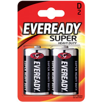 Bateria EVEREADY Super Heavy Duty, D, R20, 1, 5V, 2szt