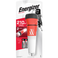 Latarka ENERGIZER Lantern, 2w1 + 2szt. baterii AA, czerowna