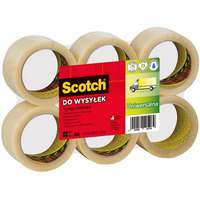 Tama pakowa do wysyek SCOTCH? Hot-melt (371), 50mm, 66m, transparentna