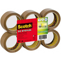 Ta�ma pakowa do wysy�ek SCOTCH? Hot-melt (371), 50mm, 66m, br�zowa