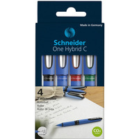 Piro kulkowe Schneider ONE Hybrid C 0, 3 mm, 4 szt., pudeko z zawieszk, mix kolorw