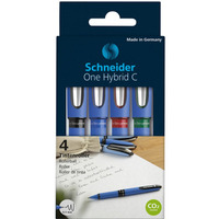 Piro kulkowe Schneider ONE Hybrid C 0, 5 mm, 4 szt., pudeko z zawieszk, mix kolorw