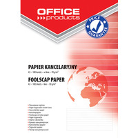 Papier kancelaryjny OFFICE PRODUCTS, w linie, A3, 100ark