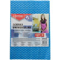 cierka uniwersalna OFFICE PRODUCTS, wiskoza 70%, gr. 40g/mkg, 32x50cm, 5szt., mix kolorw