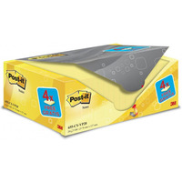 Karteczki samoprzylepne POST-IT? (655CY-VP20), 127x76mm, (16+4)x100 kart., te, 4 bloczki GRATIS