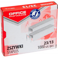 Zszywki OFFICE PRODUCTS, 23/13, 1000szt.