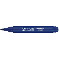 Marker permanentny OFFICE PRODUCTS, okrgy, 1-3mm (linia), niebieski