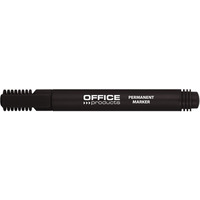 Marker permanentny OFFICE PRODUCTS, okrgy, 1-3mm (linia), czarny