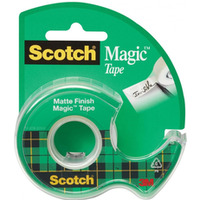 Tama biurowa SCOTCH? Magic? (890; 8-1975), matowa, z dyspenserem, 19mm, 7, 5m