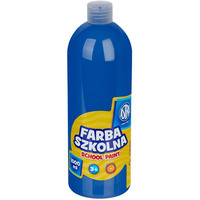 Farba szkolna Astra 1000 ml - niebieska ciemna, 301217048