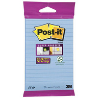 Karteczki samoprzylepne POST-IT? Super sticky, (6844-L-NB), 152x102mm, 45 kart., zawieszka, niebieskie