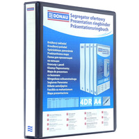 Segregator ofertowy DONAU, PP, A4/4RD/25, czarny