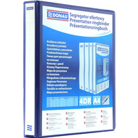 Segregator ofertowy DONAU, PP, A4/4RD/25, niebieski