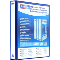 Segregator ofertowy DONAU, PP, A4/4RD/50, niebieski
