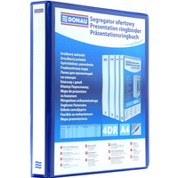 Segregator ofertowy DONAU, PP, A4/4RD/65, niebieski
