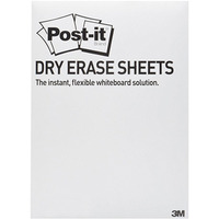 Suchocieralna folia w arkuszach POST-IT? Dry Erase (DEFPACKL-EU), 28x39cm, 15ark., biae