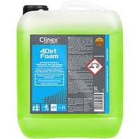 Preparat CLINEX 4Dirt Foam 5L, do usuwania tustych zabrudze