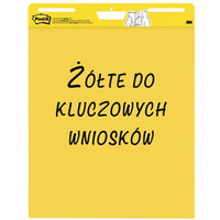 Samoprzylepne arkusze konferencyjne Post-it? Super Sticky, na flipchart, 63, 5x76, 2cm, do kluczowych wnioskw, 3x25 kart., te