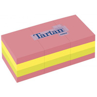 Karteczki samoprzylepne TARTAN? (5138-N), 38x51mm, 12x100 kart., mix kolorw