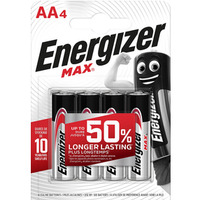 Bateria ENERGIZER Max, AA, LR6, 1, 5V, 4szt