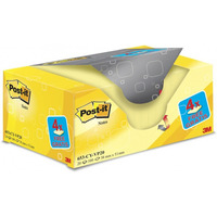 Karteczki samoprzylepne POST-IT? (653CY-VP20), 38x51mm, (16+4)x100 kart., te, 4 bloczki GRATIS