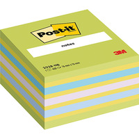 Kostka samoprzylepna POST-IT? (2028-NB), 76x76mm, 1x450 kart., cukierkowa niebiesko-zielona